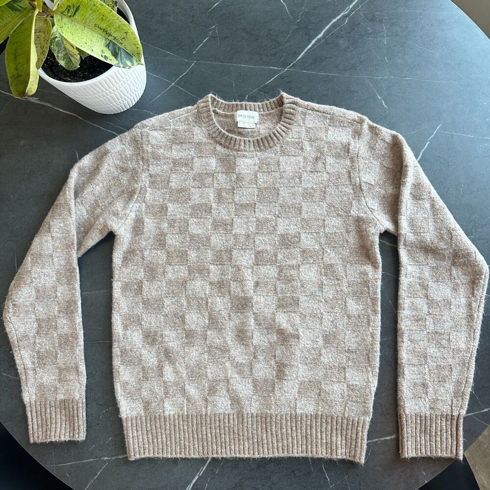 Womens Brixton Carmen Sweater X-Small Tan/"Twig"